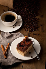 Wall Mural - Kaffe und tiramisu 