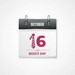 boss day calendar  background