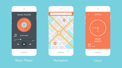Mobile UI.