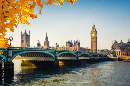 Big Ben and Houses of parliament, London Canvas