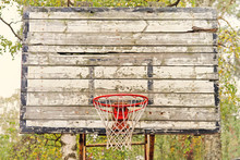 Old Vintage Basketball Hoop