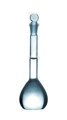 Canvas Print - Isolated chemical volumetric flask