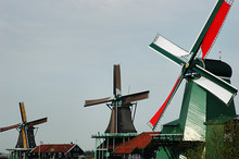 Windmills In Zaanse Schans