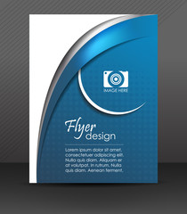 Poster - abstract flyer or cover design with halftone effect