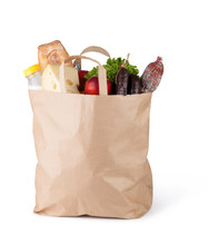 Paper Bag With Food