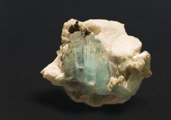 Wall Mural - Aquamarine from Gilgit, Pakistan. 7cm across.