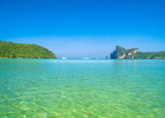 Canvas Print - Ocean Panorama Horizon Rocks