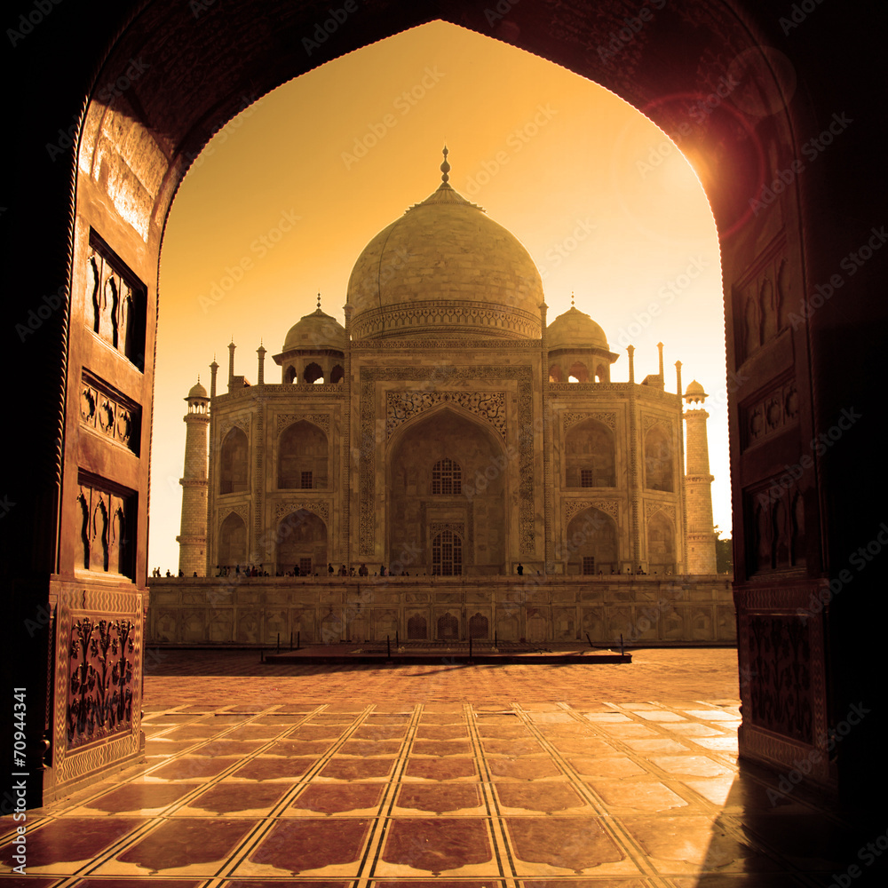 Taj Mahal - obrazy, fototapety, plakaty 