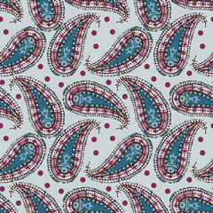 Paisley seamless pattern