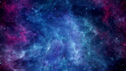 Wall Mural - Milky way in motion. Stars movements in the Univesre