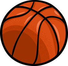 Basketball Ball Cartoon Clip Art