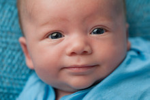Baby Boy With Blue Eyes