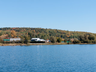 Wall Mural - Lake and fall colors