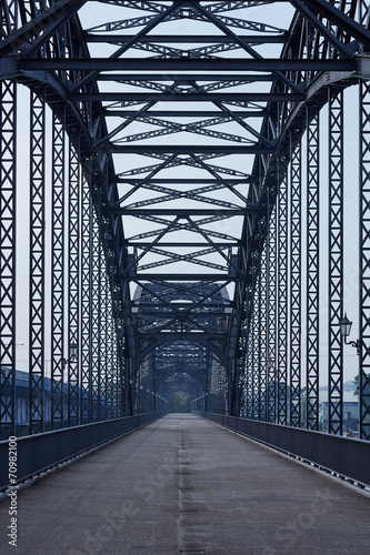 Naklejka - mata magnetyczna na lodówkę Stahlbogenbrücke von 1899