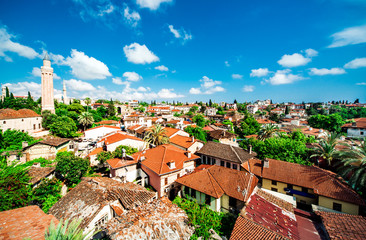 Antalya cityscape. Turkish resort