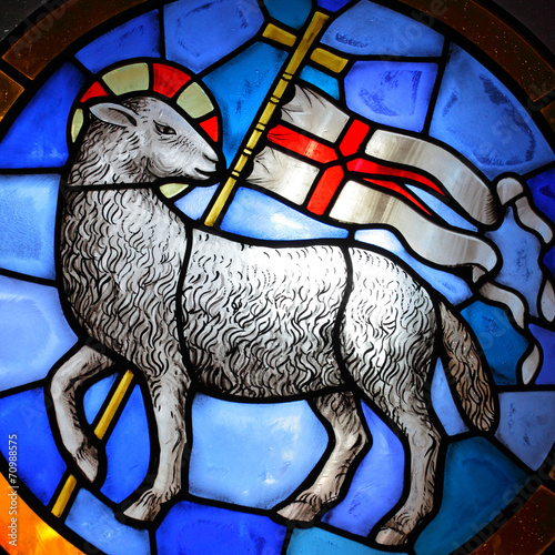 Naklejka - mata magnetyczna na lodówkę Lamb of God