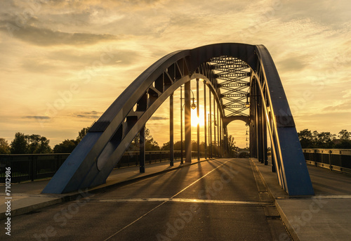 Naklejka na drzwi Sternbrücke Magdeburg