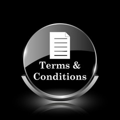 Wall Mural - Terms and conditions icon