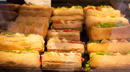 Wall Mural - sandwiches