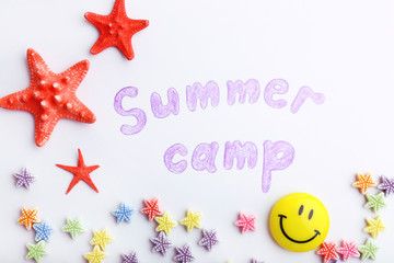 Wall Mural - summer camp concept