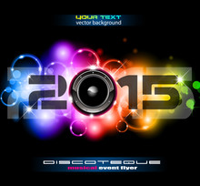 2015 Happy New Year Party Background