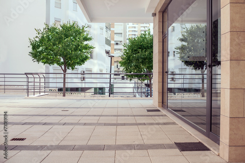 Exterior Of A Small Modern Office Building This Stock Photo Exterior Of A Small Modern Office Building