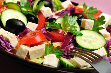 Canvas Print - Vegetable salad