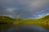 Fototapeta Tęcza - rainbow over the lake, Ontario, Canada