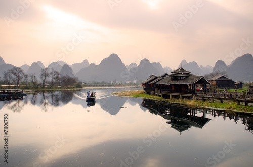 Photo Landscape in Yangshuo Guilin, China ..