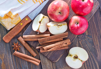 Canvas Print - apples and cinnamon