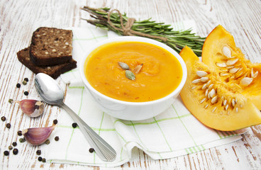 Wall Mural - Pumpkin soup