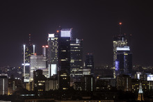 Warsaw Business Center By Night