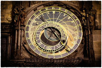 Wall Mural - Astronomical clock in Prague