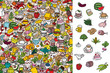 Find food, visual game. Solution in hidden layer!