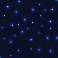 Blue stars background