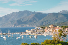Panorama Of Saint-Florent, Corsica, France
