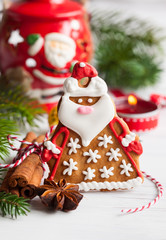 Poster - Gingerbread Santa Claus