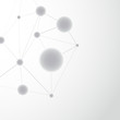 © phyZick - Molecule atom structure background template