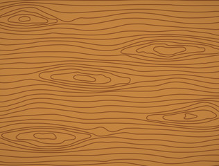 Wall Mural - brown wooden plank, cutting board, floor or table surface.