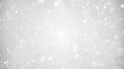 Canvas Print - glittering silver dust loopable festive background