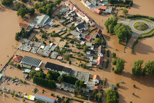 Photographie Hochwasser/Überschwemmung