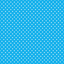 Polka Dots On Baby Blue Background
