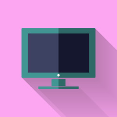 Wall Mural - colorful flat design monitor icon