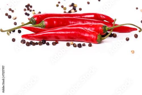Naklejka - mata magnetyczna na lodówkę Red chili pepper