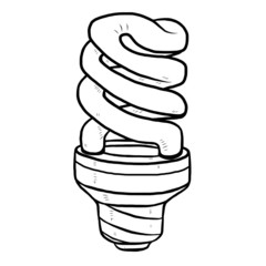 Canvas Print - energy saving light bulb