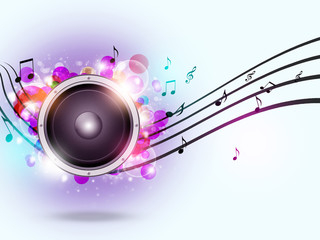 Wall Mural - Sound Speaker Music Background