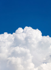 Wall Mural - blue sky with clouds
