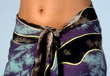 Female waist wrapped in a sarong