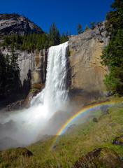 Canvas Print - Rainbow at Vernal falls