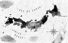 Ink Japan Map